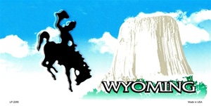 Wyoming Blank License Plate Vinyl Cricut Pazzles