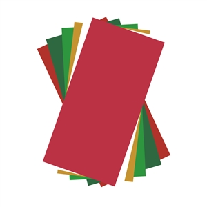 Holiday Colors Adhesive Vinyl Sheets Pack