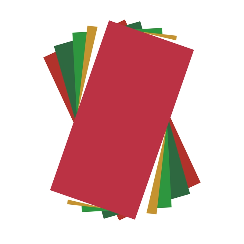 Holiday Colors Adhesive Vinyl Sheets Pack