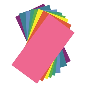 Rainbow Colors Adhesive Vinyl Sheets Pack