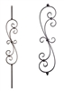 LC 16.1.25-T - "S" Scroll Baluster - Hollow