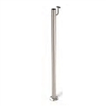 Stainless Steel 1 2/3" Newel Post Floor Mount and