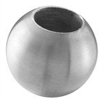Stainless Steel Sphere 25/32" Dia. Dead Hole, Hole