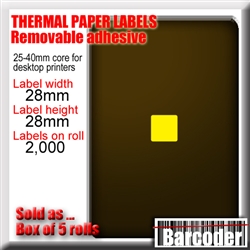 Image (if shown) is illustrative and indicates the dimensions of each label. Please read the full product description for precise information about this product.