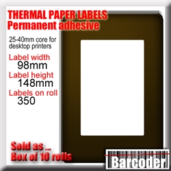 Image (if shown) is illustrative and indicates the dimensions of each label. Please read the full product description for precise information about this product.