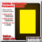 Image (if shown) is illustrative and indicates the dimensions of each label. Please read the full product description for precise information about this product.