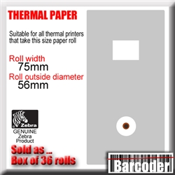 Image (if shown) is illustrative and indicates the dimensions of these paper rolls. Please read the full product description for precise information about this product.