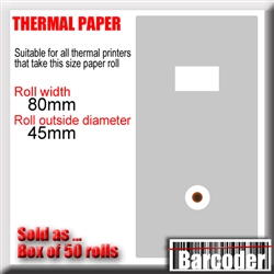 Image (if shown) is illustrative and indicates the dimensions of these paper rolls. Please read the full product description for precise information about this product.