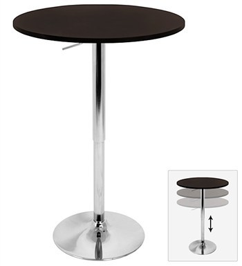 Shifter Adjustable Height Bar Table