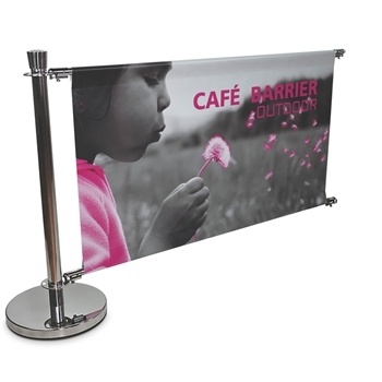 Cafe Barrier 5ft x 3ft Indoor-Outdoor Sign Extension