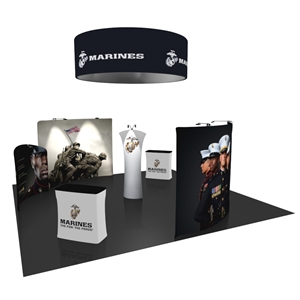 Cyclone 20X20 Tension Fabric Trade Show Exhibit Kit