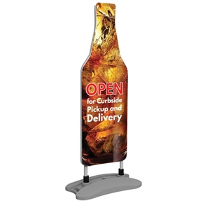 Contour Bottle Outdoor Sign