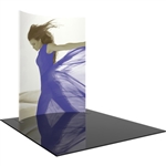 Formulate 8ft Horizontal Curve 10ft Tall Backwall Tension Fabric Display [Graphics Only]