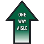 Social Distancing One Way Aisle Traffic Flow Adhesive Floor Decal