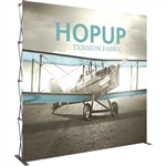 HopUp 10 ft Straight Extra Tall Tension Fabric Display [Graphic Only]