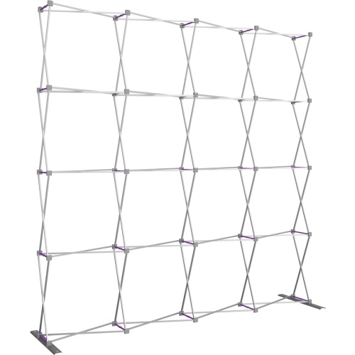 HopUp 10 ft Straight Extra Tall Tension Fabric Display [Hardware Only]