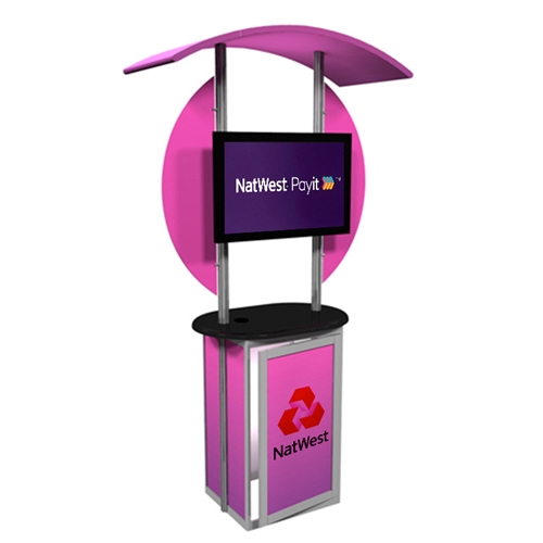 Linear Trade Show Kiosk 1 Multimedia [Graphics Only]