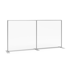 Sneeze Guard Wall 92w x 47h Clear Plexiglass Panel