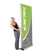 Orient 800 Double Retractable Banner Stand [Graphics Only]