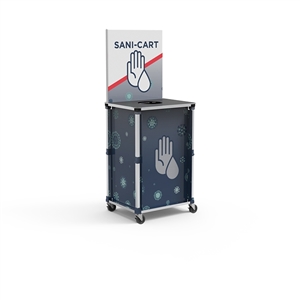 Portable PopUp Sani Cart - Mini