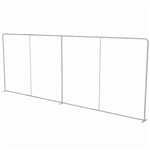 Waveline 20 ft Straight Tension Fabric Backwall Display [Hardware Only]