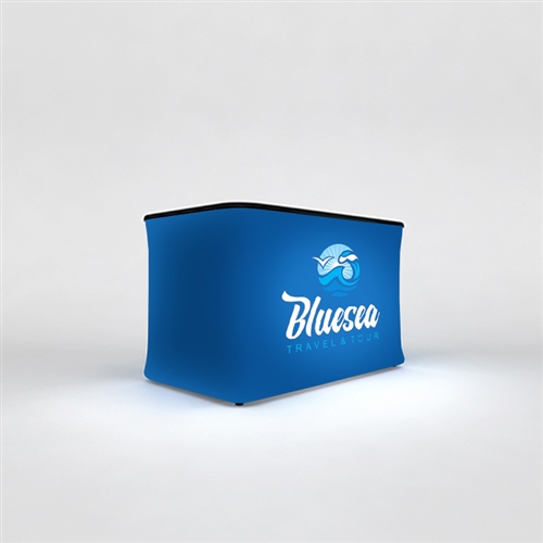 WaveLight Air Backlit Inflatable Rectangular Tradeshow Mini Counter