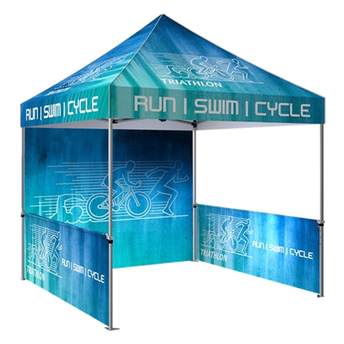 Zoom 10' x 10' Custom Printed Pop Up Tent [Backwall & Sidewall]