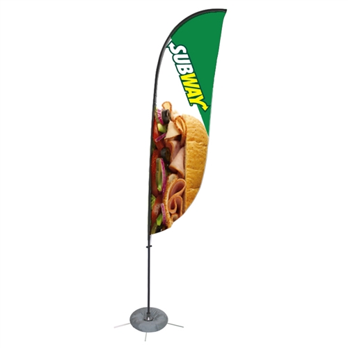 13 FT Feather Zoom 4 Flag  [Graphics Only]