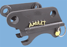 Amulet Excavator Mini-Hitch Coupler for 4.5-8 Ton Machine Class