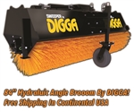 Digga Hydraulic Angle Brooms