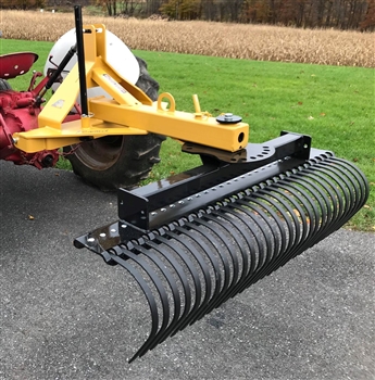 Everything Attachments Brand Tractor 3 Point Hitch Landscape rake, Root Rake, Rock Rake, York Rake