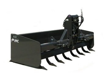 FFC 440HD 88" Box Blade with Hydraulically actuated scarifier bar