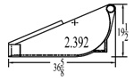 Custom loader bucket diagram