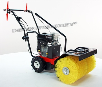 WSP24 Walk Behind Sweeper, 6.5 HP Briggs Vanguard Manual Angle Sweepster Broom