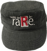 Black Military Hat with Dare to be raRe logo