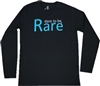 LONG SLEEVE CREW NECK WITH TEAL DARE TO BE RARE LOGO