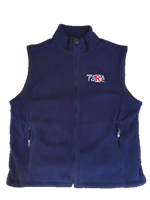 Navy Fleece Vest with Dare to be Rare Logo