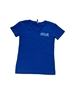 Royal Blue Short Sleeve V Neck T-shirt