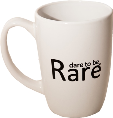 dare to be rare mug-14 oz