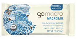 GOMACRO OATMEAL CHOCOLATE CHIP BARS 2.3 OZ