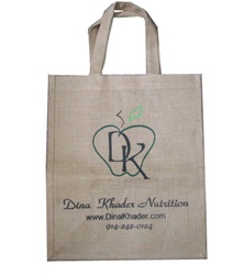 Dina Khader Nutrition Shopping Bag