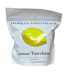 TOWELETTE  LEMON  20 WIPES