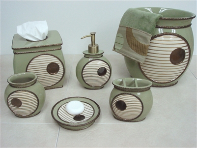 Sherry Kline 'Encircle' Bath Accessory 6-piece Set