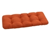 SunbrellaÂ® Spectrum Double U Outdoor/Indoor Bench Cushion (Cayenne) by Austin Horn Classics