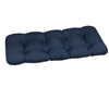 SunbrellaÂ® Spectrum Double U Outdoor/Indoor Bench Cushion (Indigo) by Austin Horn Classics