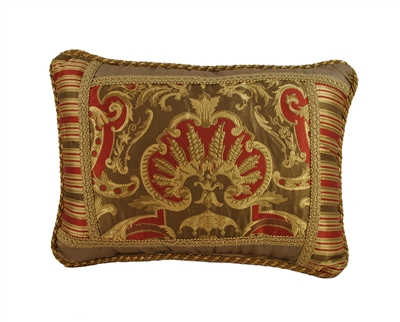 Austin Horn Classics Botticelli Rust Boudoir Pillow