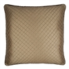 Austin Horn Classics Botticelli Brown Luxury 26-inch Diamond Euro Sham