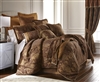 Sherry Kline China Art Brown 3-piece Luxury Duvet Set