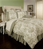Sherry Kline Country Toile Sage 6-piece Comforter Set