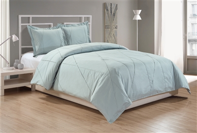 Sherry Kline Contempo Azure 3-piece Cotton Duvet Set